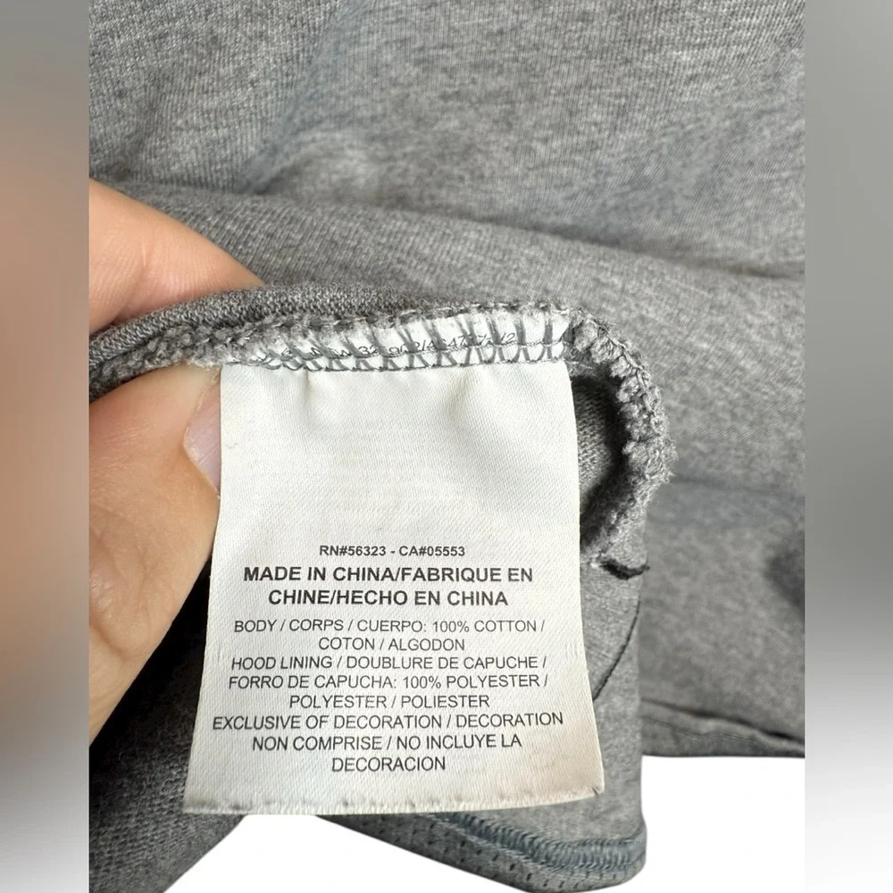 Nike Mens Logo Sweatshirt,Carbon‎ Heather,Size large